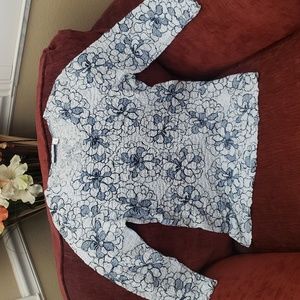 Croft & Barrow 3/4 sleeve scoopneck Size Medium